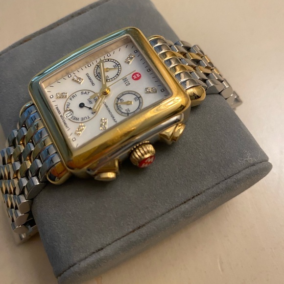 MICHELE Deco Chronograph Watch - Picture 7 of 9